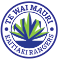 Te Wai Mauri Kiatiaki Rangers Logo. 